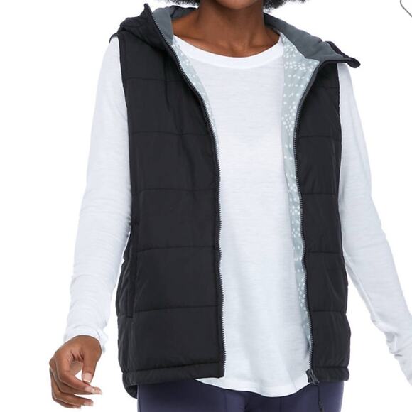 OCEAN + COAST men’s size medium puffer vest full zip sleeveless fully lined NWT - Picture 1 of 12